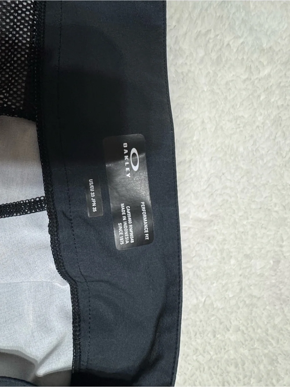 Oakley Men’s Colorblock Board Shorts in Light Blue, Navy & Black